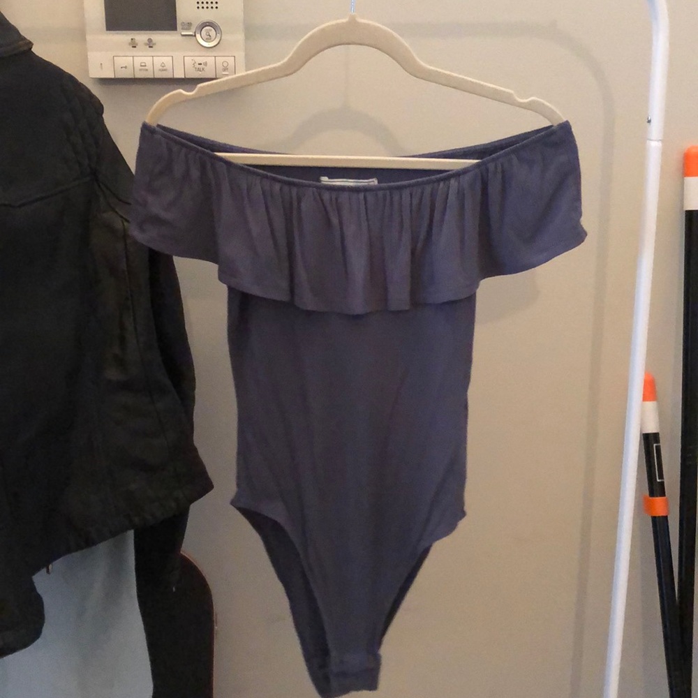 Off the shoulder one piece